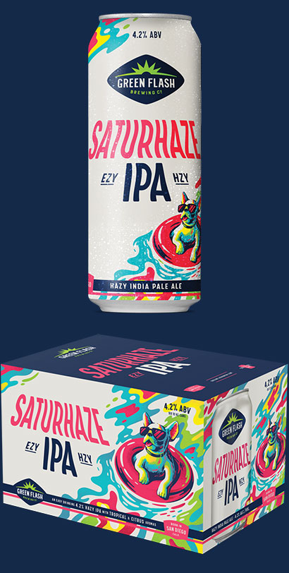 Top craft beer on draft from San Diego brewery, Green Flash